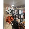 Football FULL SIZE helmet wall hanger.  3d printed PLA+, display