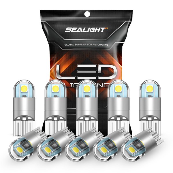SEALIGHT SEALIGHT 194 LED Bulb 6000K White, 168 2825 T10