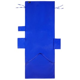 Morbuy Protective Cover for Garden Lounger - Terry Cloth Lounger Cushion Garden Microfibre Sun Lounger Towel with 3 Pockets, Plain Towels for Swimming Pools, Beaches, Garden Hotels (75 x 215 cm, Blue)