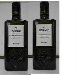 Lorenzo N.5 Extra Virgin Olive Oil (2 X 500ml Bottles) (Sicilian) by Lorenzo N.5