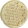 RecoveryChip 2 Year AA Medallion Reflex Polished Bronze Serenity Prayer