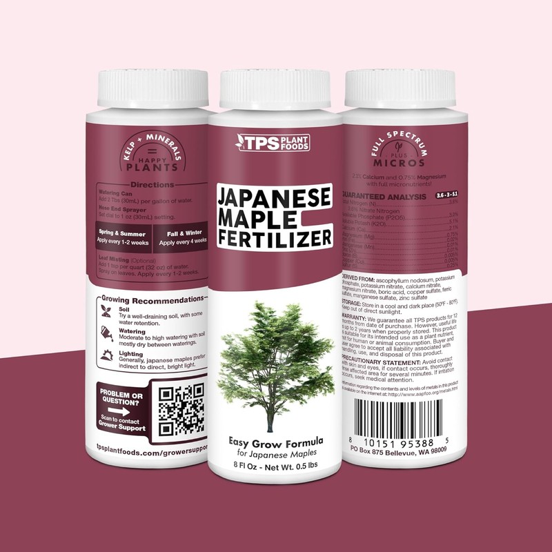 Japanese Maple Fertilizer – Liquid Plant Food for Vibrant Color,