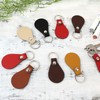 BTSKY 100 Pcs PU Leather Key Fob Kit - 10