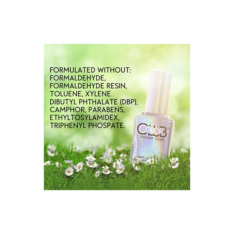 Color Club Halographic Tones Esmalte de uñas, multicolor, arpa en