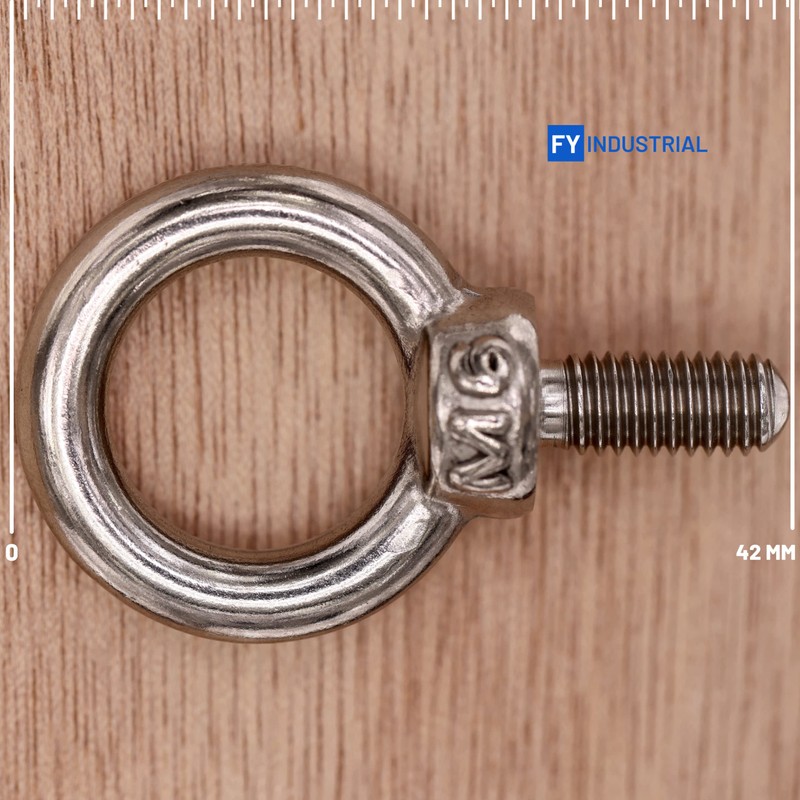 Stainless Steel Machinery Shoulder Lifting Eye Bolt (M6, 1 Item)