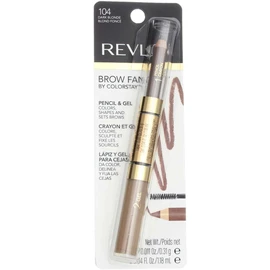Revlon Brow Fantasy Pencil & Gel, Dark Blonde [104], 0.04 oz (Packs of 2)