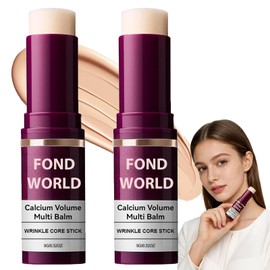3pcs Bálsamo Multi-Volumen con Calcio y Colágeno,Barra De Cuidado De Ojos,Barra Hidratante Antiarrugas para Ojos,Extracto de Elastina para Piel Firme 