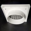Grille Vent,Louver Grille Cover Hood with Fly Screen - Air