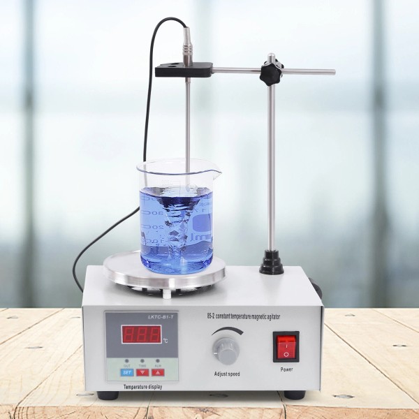 Unbranded Digital Magnetic Stirrer Lab Hotplate Mixer Stir Bar w/