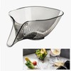Multi Function Drain Basket, Sink Drainer Basket Funnel Sink Drainage