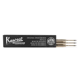 Kaweco G2 Ballpoint Pen Refills 1.0 Black Pack of 3 I 3 Pieces 1.0 Refill Black for Kaweco Ball Pen I Pen Refill I Refill for Multicoloured Pen I Various Line Widths and Colours