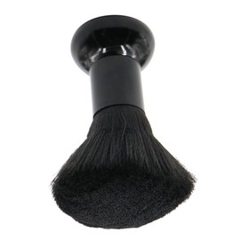 Gatuida Black Hair Cleaning Brush Portable Barber Neck Duster for Quick Hair Sweep and Dust Removal Soft Bristle Styling Tool for Salon and Personal Use