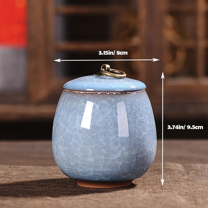 Ceramic Pet Urn for Ashes, Dog Urn Cat Urn Handicrafted