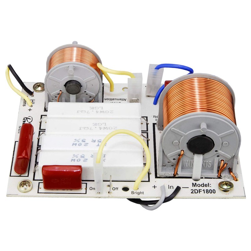 PRV AUDIO 2DF1800 Two-Way Crossover Board 1800Hz with Driver Attenuation
