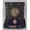 Spooky Village Animated Clock With Sound Motion Activated