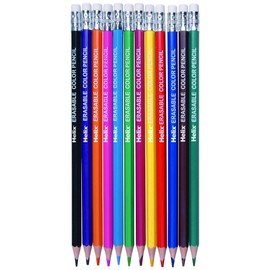 Helix Erasable Colouring Pencils (Pack of 12)