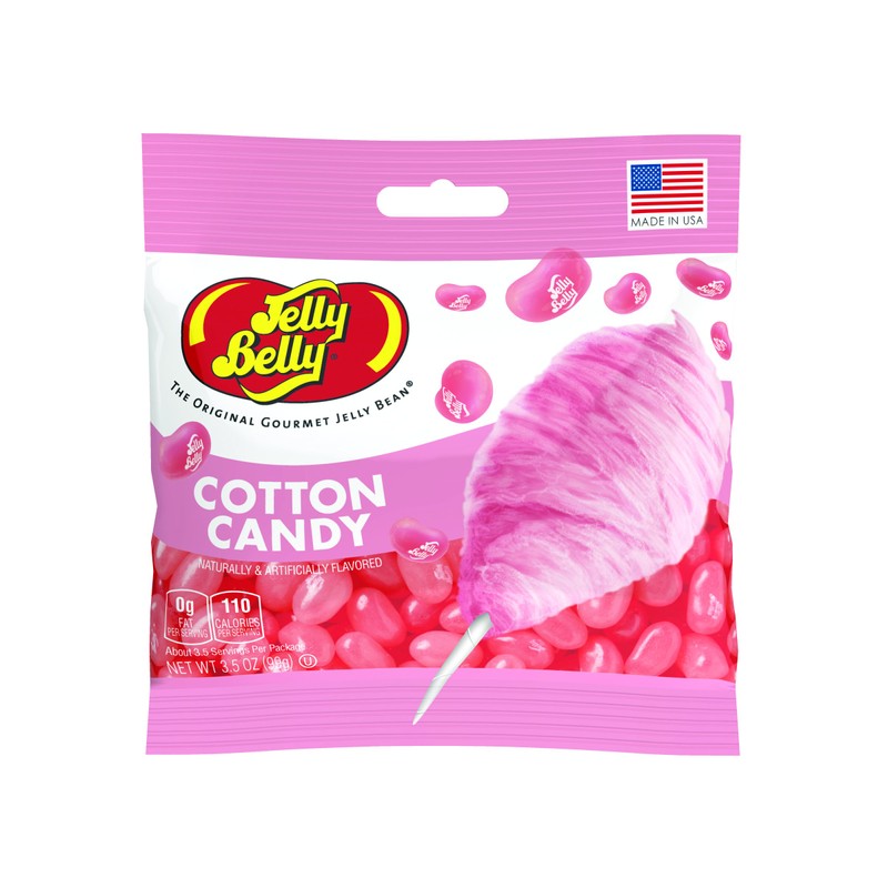 Jelly Belly Cotton Candy Jelly Beans Bags - 3.5 oz