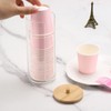 Tecbeauty Cotton Pads Holder Makeup Removers Pad Organizer Dispenser for