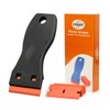 EHDIS 1.5" Plastic Razor Scraper Tool with 10pcs Double Edged