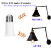 SumVibe E26 Socket Extender - 6.5CM/2.56 Inch Socket Extension Adapter,