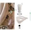 Dicsley 42049 RV Toilet Flush Water Valve Replacement Kit, for