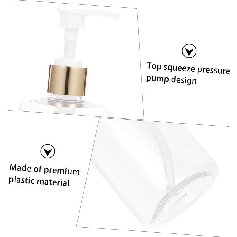 Alipis 2 Pcs Pump Bottles Lotion Containers Empty Lotion Bottles