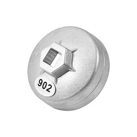 Tbest Oil Filter Wrench 66 mm, Oil Filter Wrench 66 mm, Oil Filter Wrench 67 mm, Tool for Removing the Oil Filter Cap, 67 mm, 14 Flute Aluminium Cap