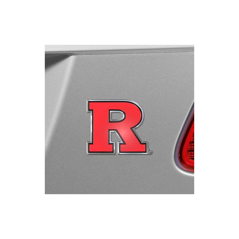 Fanmats 60579: Rutgers Scarlett Knights Heavy Duty Aluminum Embossed Color