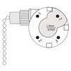ZE-268S2 ZH 3 Speed 4 Wire Pull Chain Fan Switch