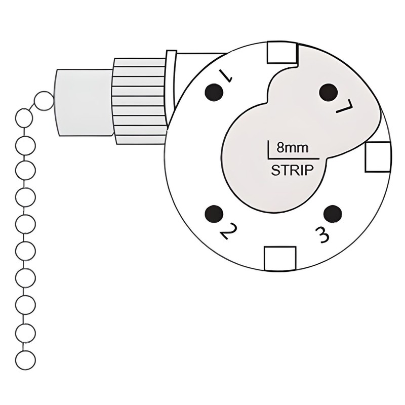 ZE-268S2 ZH 3 Speed 4 Wire Pull Chain Fan Switch