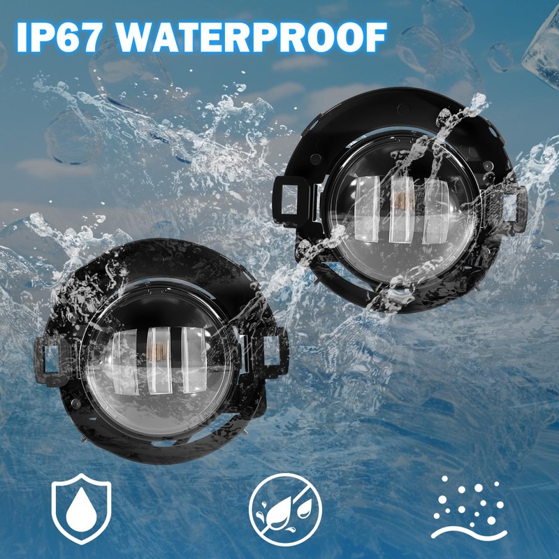 LED Fog Lights Compatible with 2005-2015 Nissan Xterra/2010-2019 Nissan Frontier