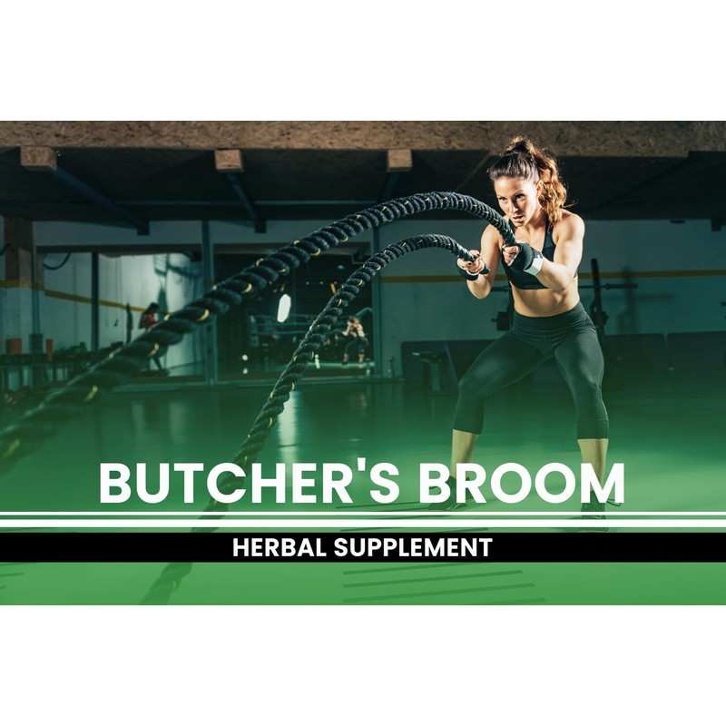 Pure Original Ingredients Butcher's Broom (365 Capsules), No Magnesium or