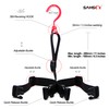 SAMSFX Fishing Wader Boot Hanger Hanging Strap Belt with Swivel