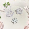 Seimeinoki Eye Shadow Case, 6 Colors Storage, Flower Shape, Makeup