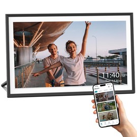 Apolosign Nixplay App Digital Picture Frame, 10.1 inch 15.6 inch HD Touch Screen Display, Auto-Rotation Feature, Securely Share Photos/Videos via Email or Mobile/Desktop Apps - Size: 15.6 inch