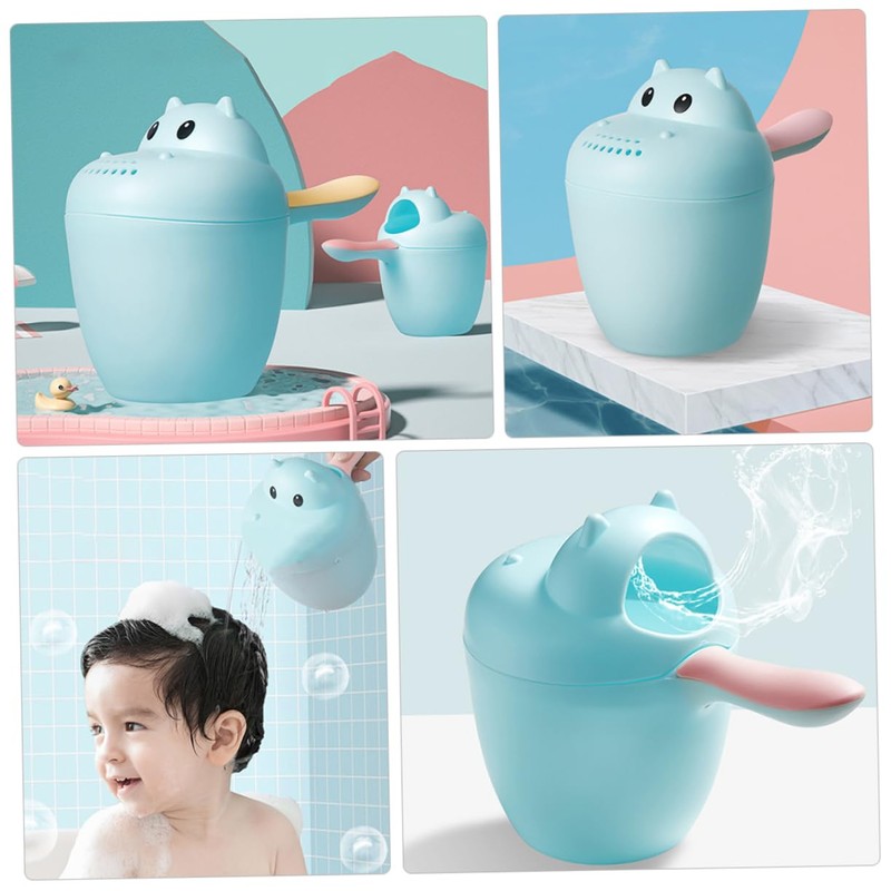 Baluue Baby Shampoo Cup Baby Shower Spoon Small Animal Shampoo