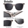 Myiaur Polarised Sunglasses Women's Large UV400 Protection Glasses Classic Mirrored