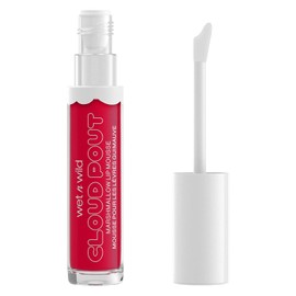 Wet n Wild Cloud Pout Lip Mousse Cream Lipstick Red, Don't Sugarcoat It, Marshmallow, 0.1 Ounce
