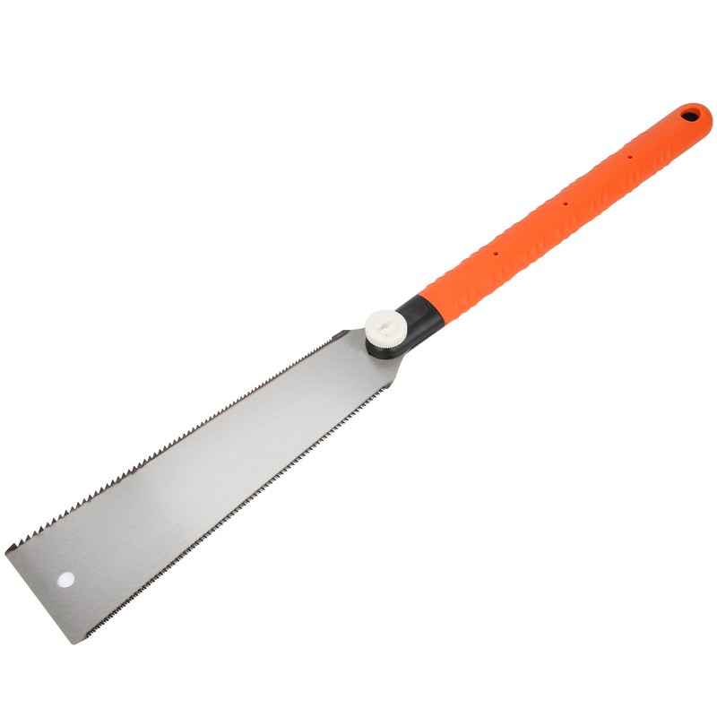 10in Twosided Tooth Long Handle Woodworking Saw Manual Operation Handsaw