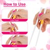 6 Pairs of Chopsticks Children, Non-Slip Chopsticks Children, Chopsticks Children's