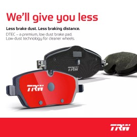 TRW Rear Disc Brake Pad Set for Hyundai Elantra 2010 - 2016 TRW Pro TRC1544