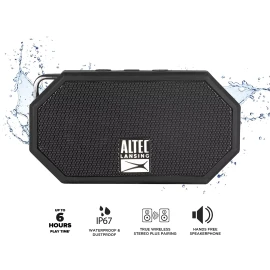 Altec Lansing Mini H2O - Waterproof Bluetooth Speaker, IP67 Certified & Float...