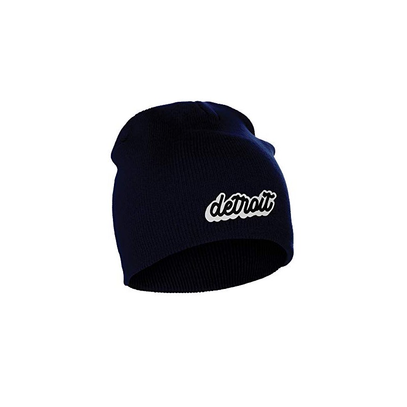 I&W Classic USA Cities Winter Knit Cuffless Beanie Hat 3D