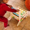 Melissa & Doug Wooden Shape Sorting Grocery Cart Push Toy