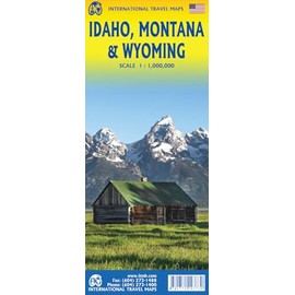 Idaho, Montana, & Wyoming Travel Reference Map 1:1,000,000 3rd Edition 2026