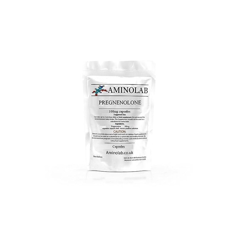 Aminolab - Pregnenolone - High Strength 100mg 30 Capsules