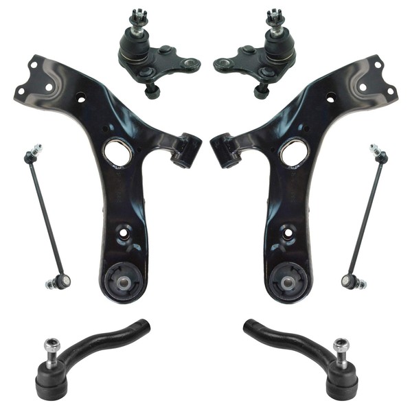 TRQ Front Steering & Suspension Kit Ball Joint Control Arm