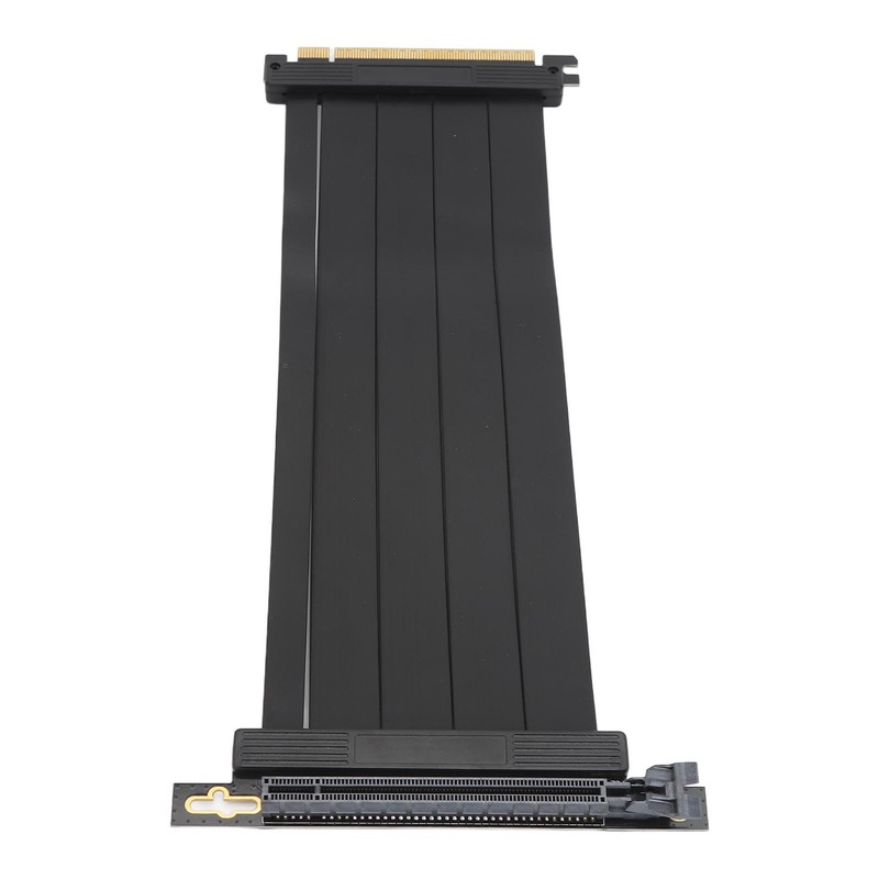 PCIE4.0 X16 Riser Cable 9.8in Length Right Angle High Speed