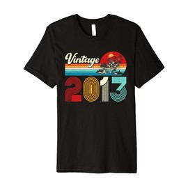 Vintage 2013 Funny 11th Birthday Gifts 11 Years Old Retro Premium T-Shirt