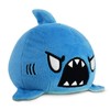TeeTurtle - The Original Reversible Shark Plushie - Blue -